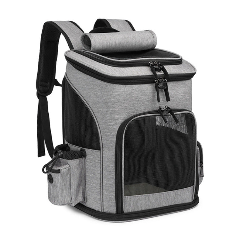 Extendable Pet Bag Large Capacity Cat Backpack Foldable Cat Bag