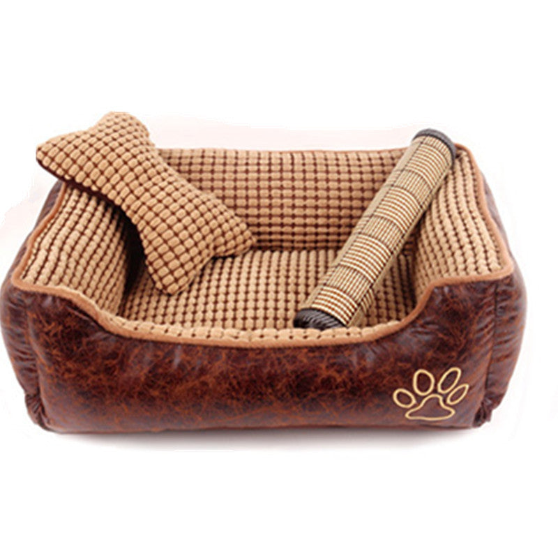 Dog Bed Suede