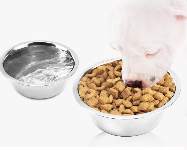 Stainless steel dog bowls