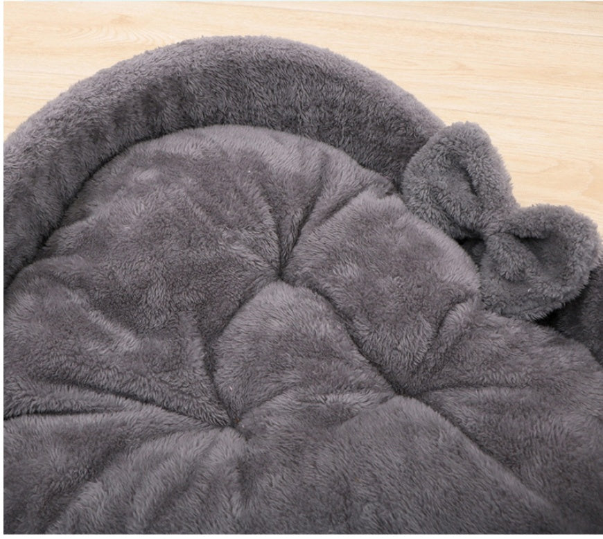 Heart Shape Soft Cozy Cat Pet Bed