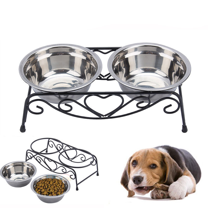 Stainless steel pet bowl stand