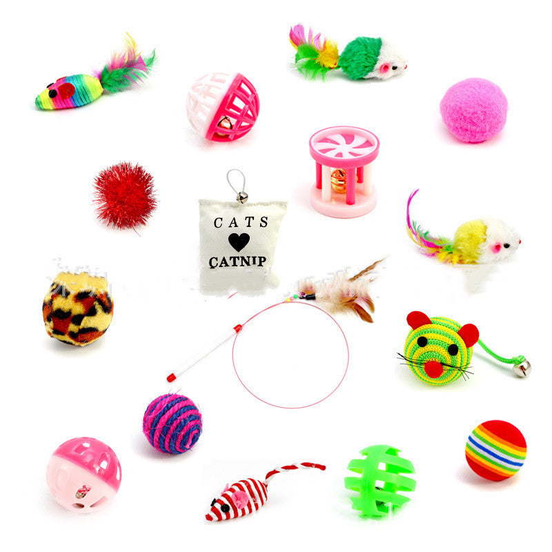 Pet Cat Toy Set Cat Toy Funny Cat Stick