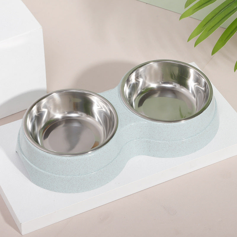 Pet Double Bowl Cute