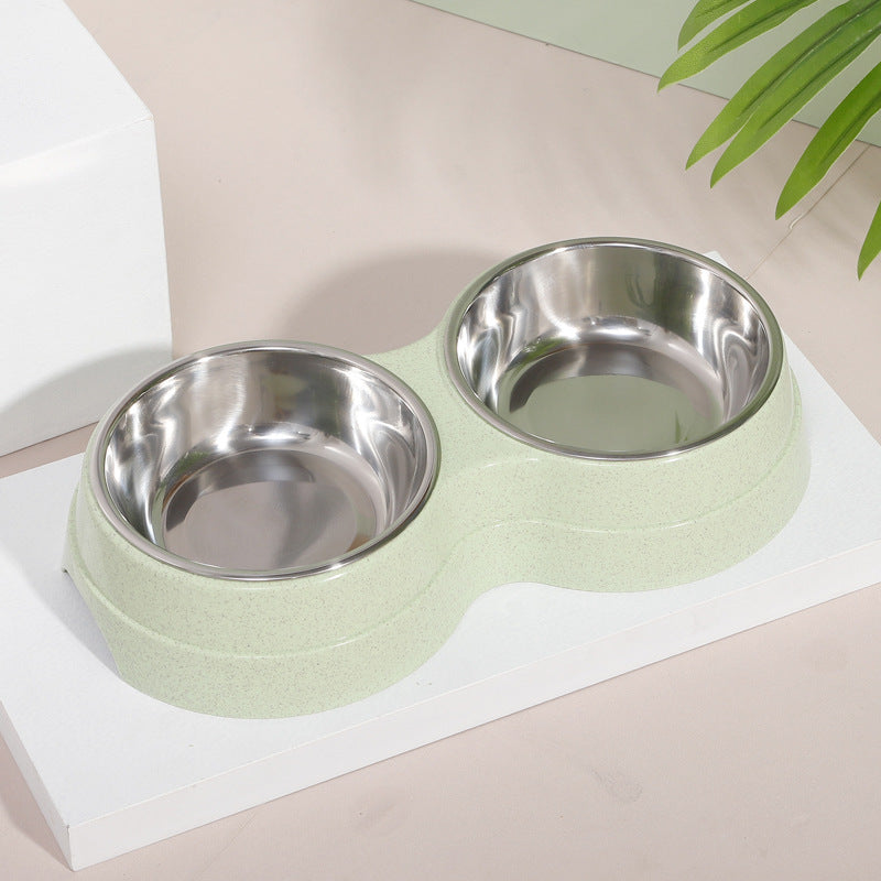 Pet Double Bowl Cute