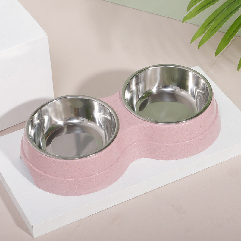 Pet Double Bowl Cute