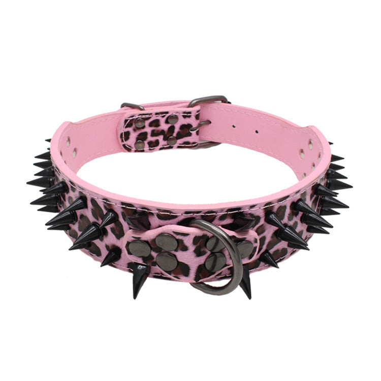 Large Rivet Bite-Proof Pet Collar