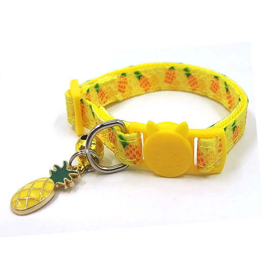 Pet Print Bell Cat Collar