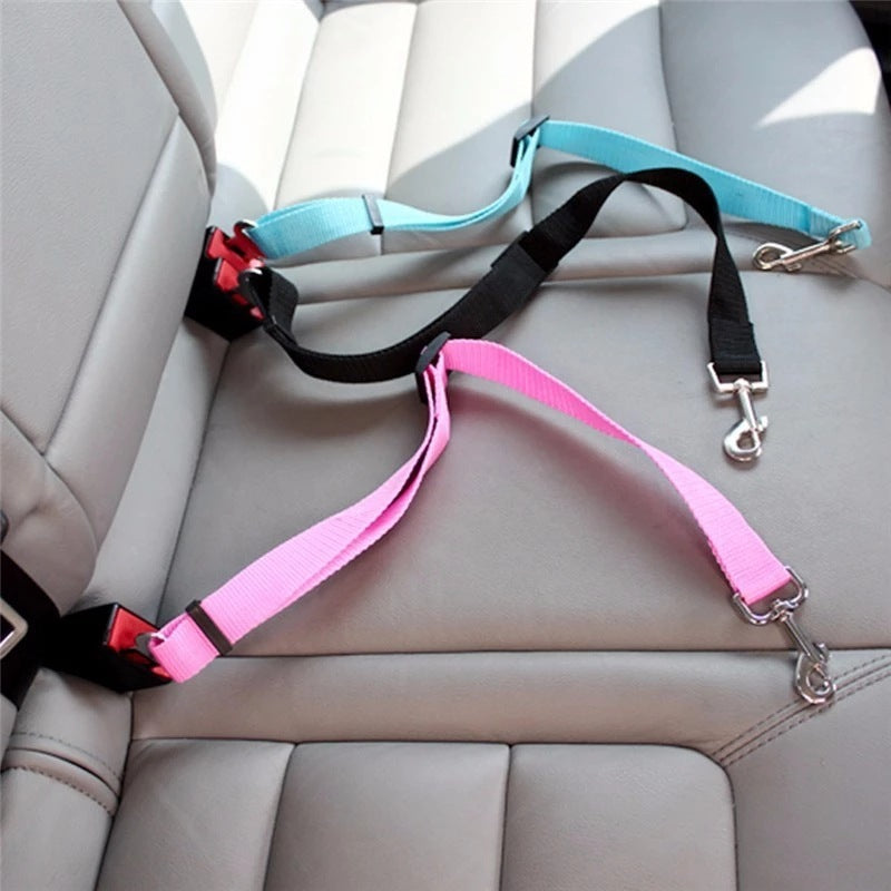 Adjustable Pet Car Seat Belt Lead Clip Safety