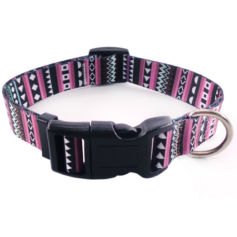 Digital Printing Bohemian Style Dog Collars