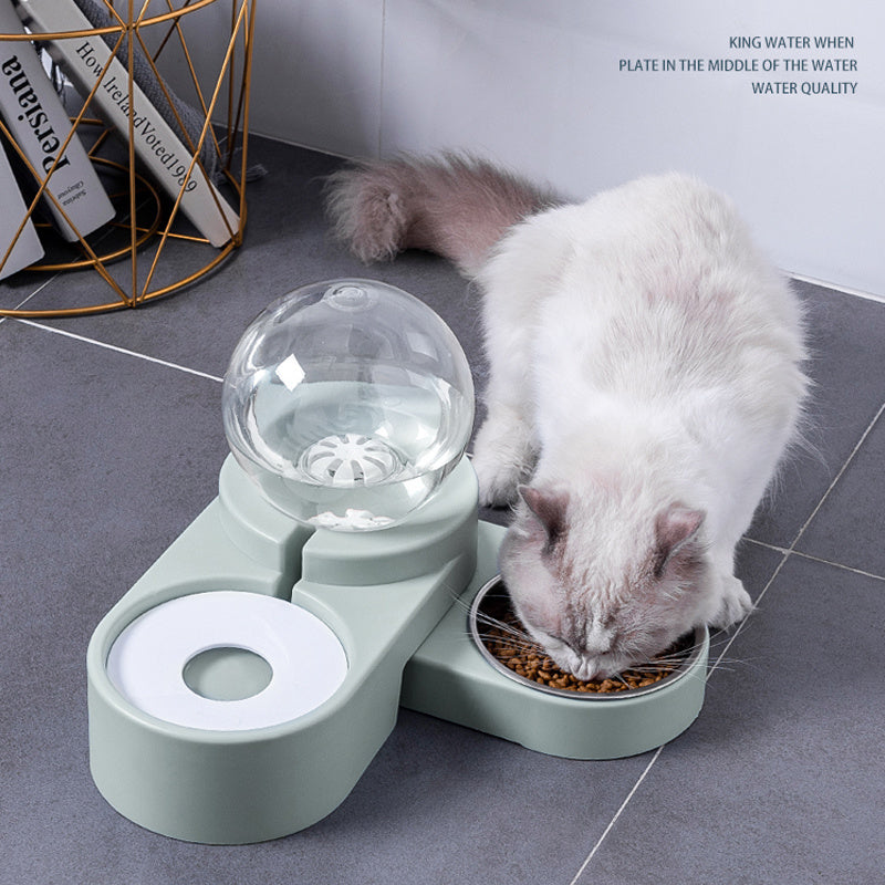 New Bubble Ball Pet Bowl Automatic Feeder 1.8L Water Bowl