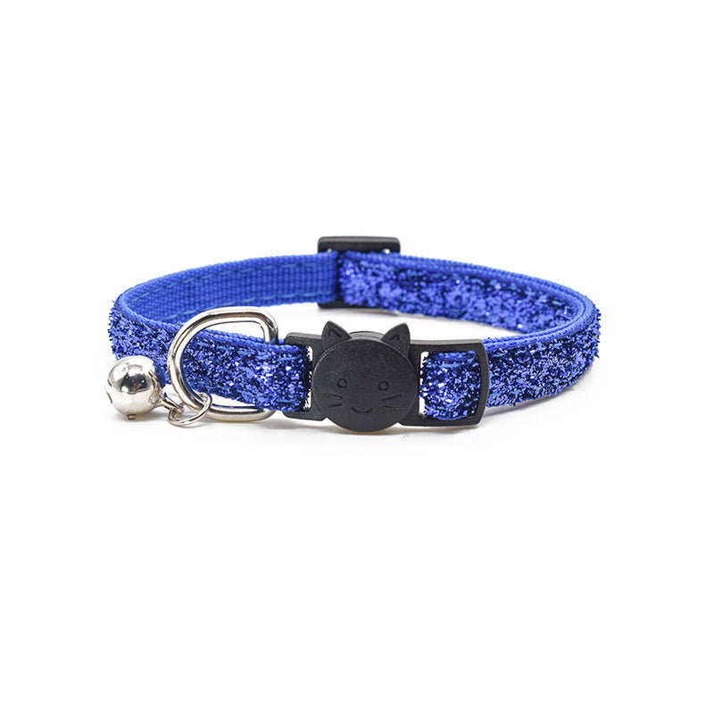 Cat Glitter Collar With Bell