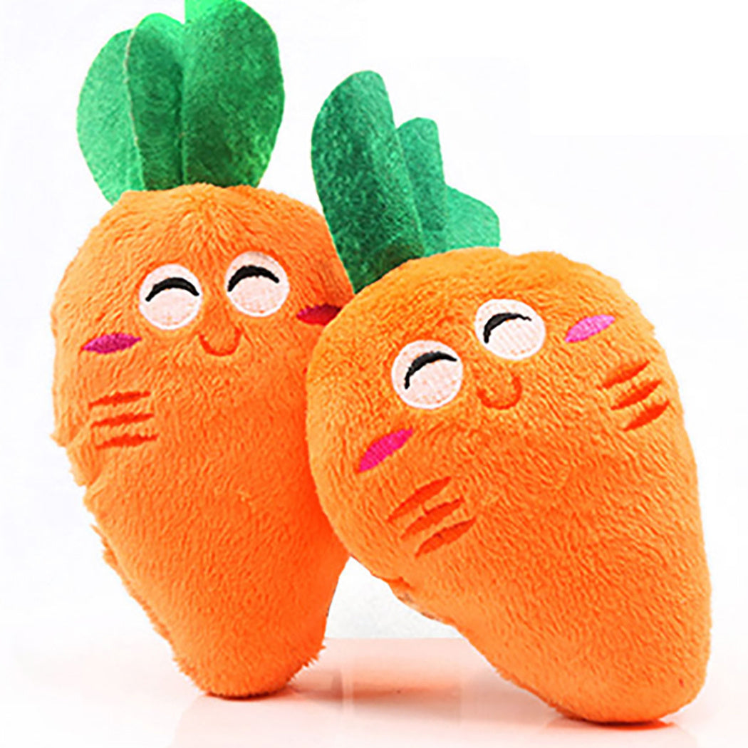 Plush Vocal Dog Toys, Fruits, Cartoons, Toys, Pet Supplies