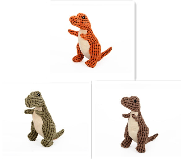 Dinosaur Pet Toys Giant Dogs Pets Interactive Dog Toys For Large Dogs Chew Toys Plush Stuffing Squeakers