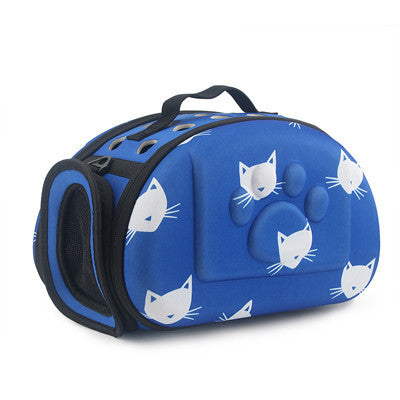 Cat pattern single shoulder pet bag