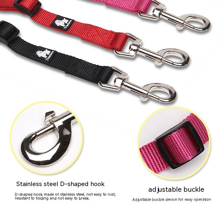 Pet Dog Double Head Leash