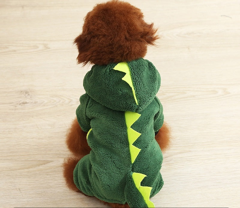 Dog Pet Costumes Dino Cow Lion