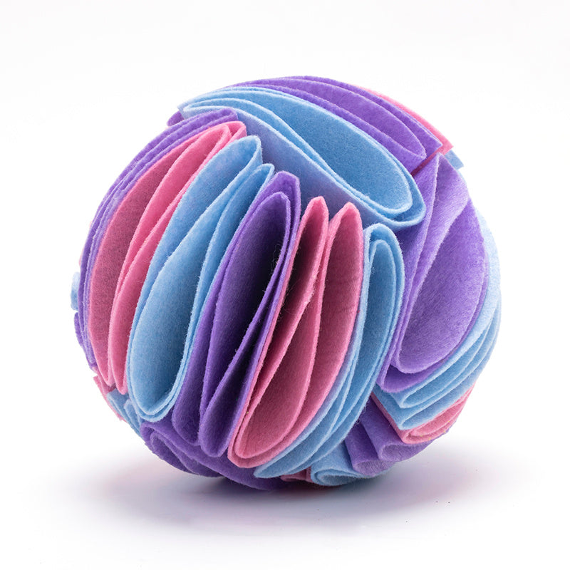 Foldable Dog Snuffle Ball Dog Training Toys Feeding Intelligence Toy