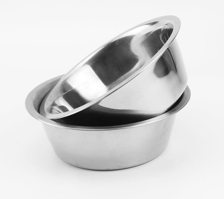 Stainless steel dog bowls