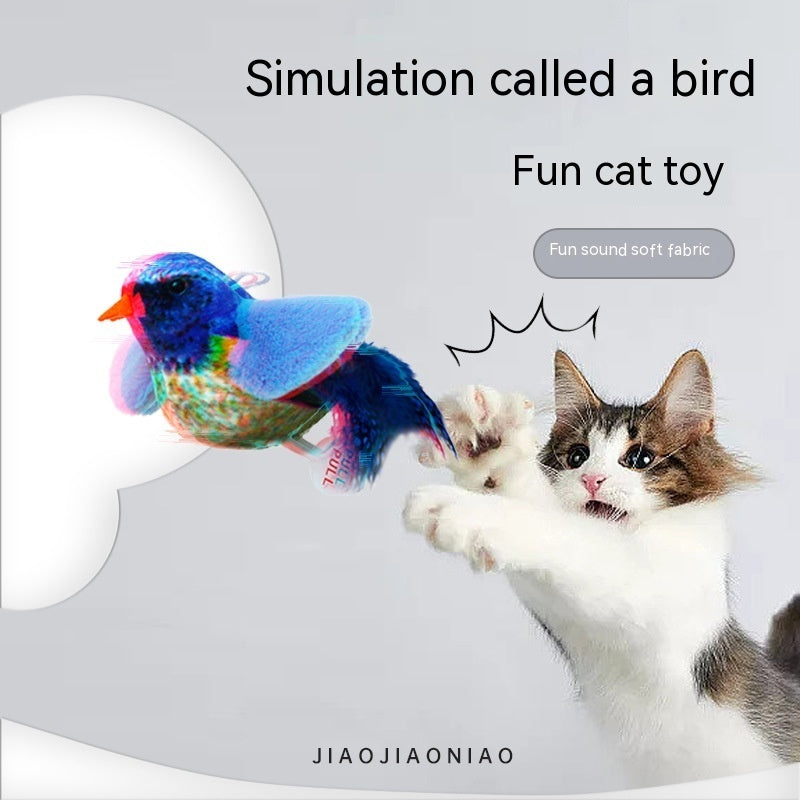 Cat Pets Toy Interactive Stuffy Simulation Plush Pet Products