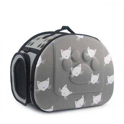 Cat pattern single shoulder pet bag