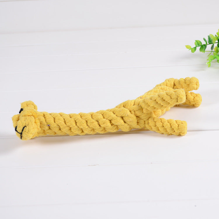 Pet cotton rope pet toy small dog giraffe puppy toys