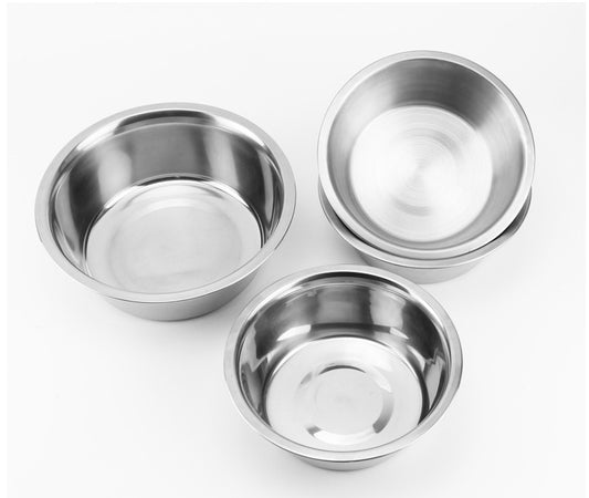 Stainless steel dog bowls