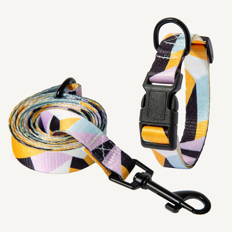 Dog Collar and Pet Leash Set