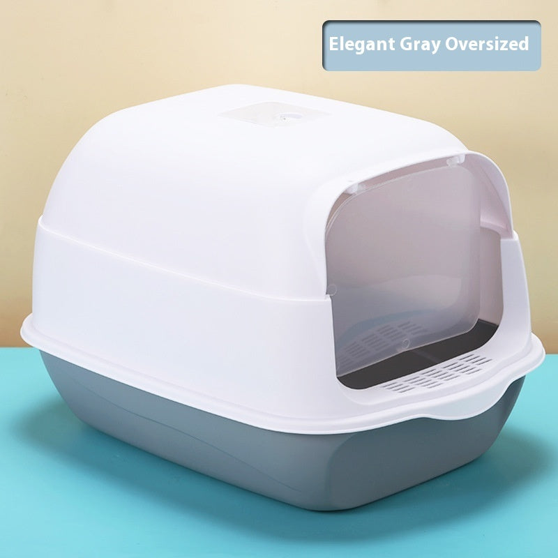 Litter Box Fully Enclosed Cat Toilet