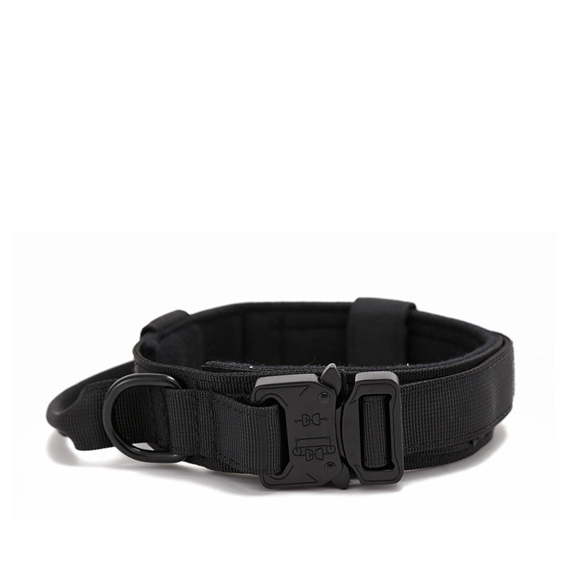 Tactical Dog Collar Adjustable and Optional Leash