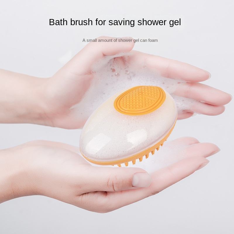 Dog Cat Bath Brush 2-in-1 Pet SPA Massage Comb Soft Silicone Pets Shower Hair Grooming Comb Dog Cleaning Tool Pet Products