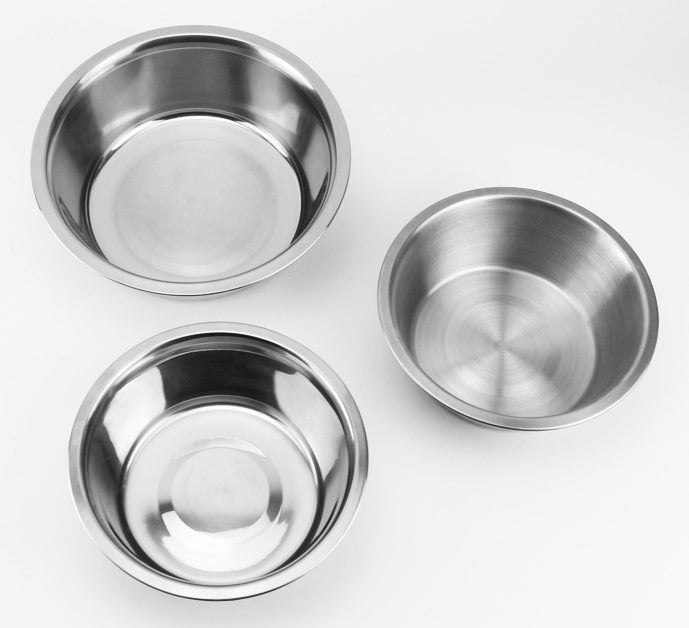 Stainless steel dog bowls