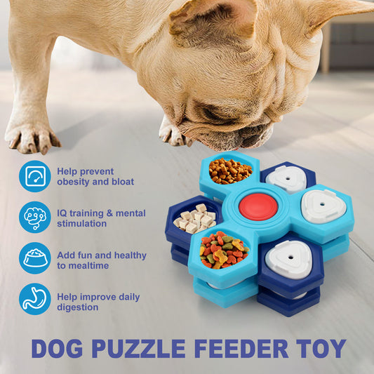 Pets Puzzle Training Slow Feeding Dog Bowl Products