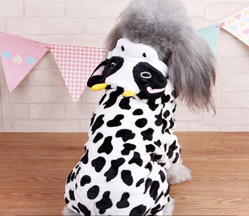 Dog Pet Costumes Dino Cow Lion