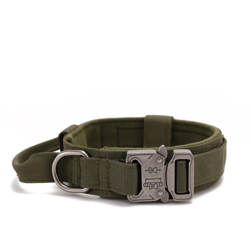 Tactical Dog Collar Adjustable and Optional Leash